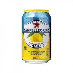 San Pellegrino| Limonata dåse sodavand leveret af → Frugt.dk