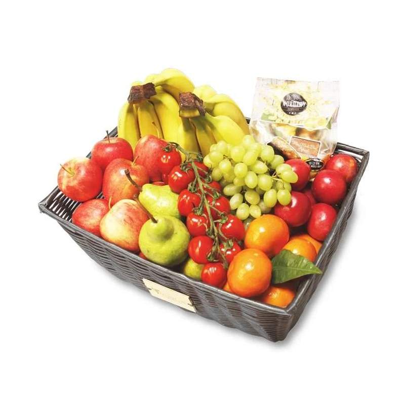 Lækkeri frugtkurv 9 kg. | Frisk firmafrugt | Frugt.dk
