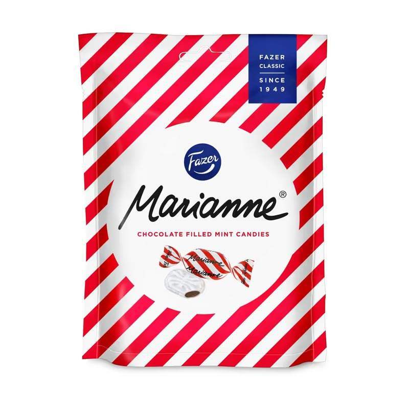 Marianne bolcher | Pebermynte med mørk chokolade leveret af → Frugt.dk