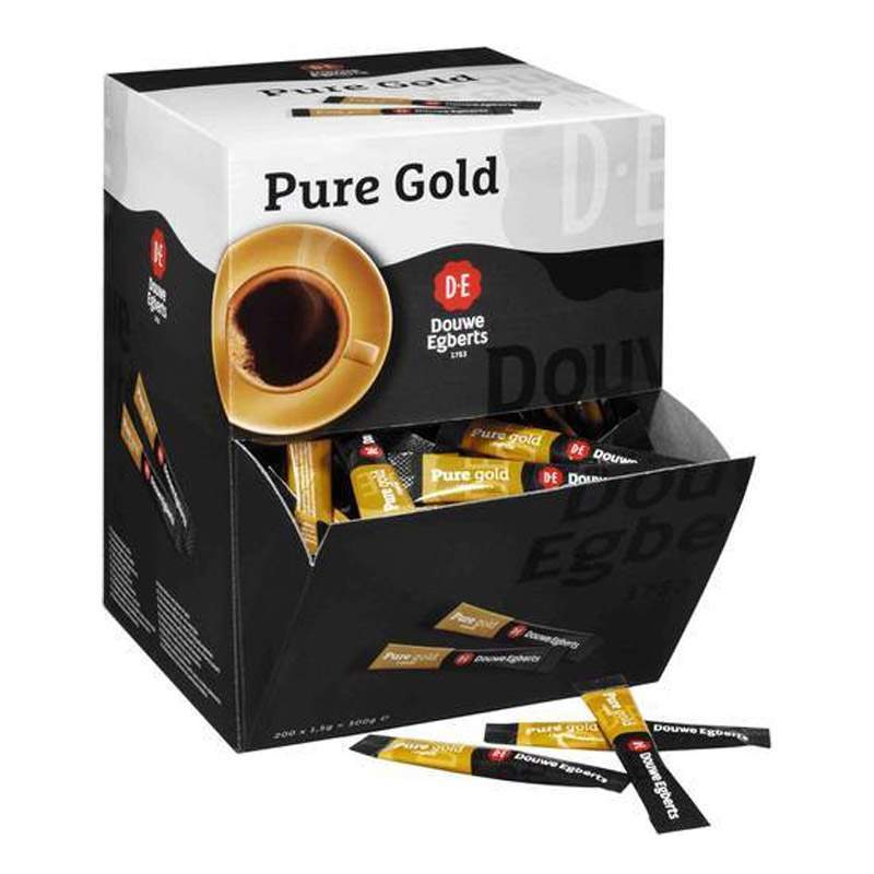 Kaffe Instant Pure Gold | Kaffesticks 200 stk.