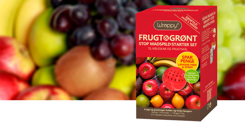 Wrappy Pods i frugtkurve fra frugt.dk Wrappy Pods i frugtkurve fra frugt.dk