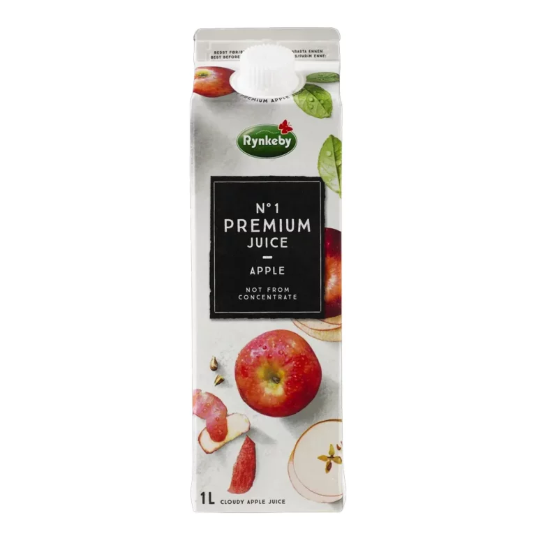 Æblejuice Premium 1 l Rynkeby ufiltreret juice