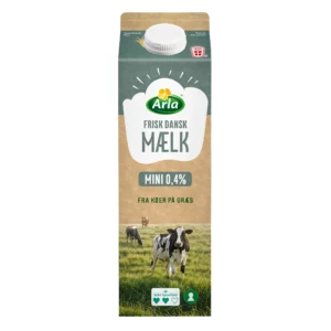 Minimælk 0,4 procent 1 liter fra Arla