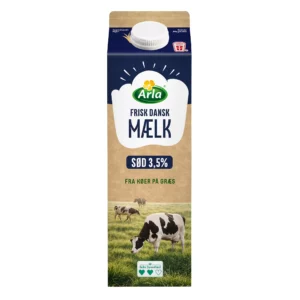 Sødmælk 3,5 procent 1 liter fra Arla