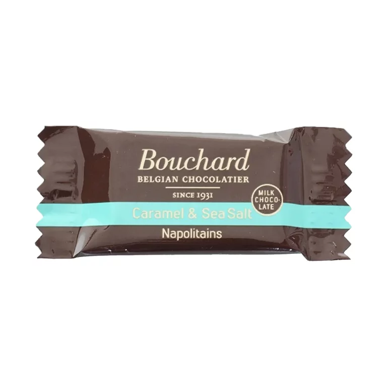 Lys chokolade karamel havsalt 1 kg Bouchard portionsstykker