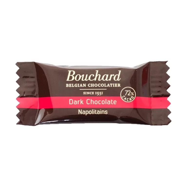 Belgisk mørk chokolade 1 kg Bouchard portionsstykker
