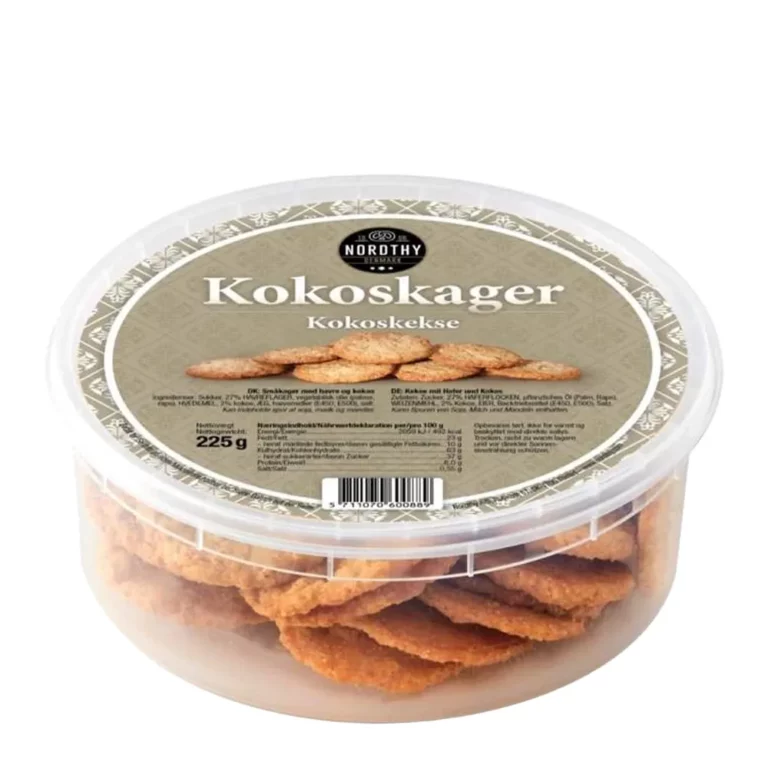 Kokoskager 225 g Nordthy