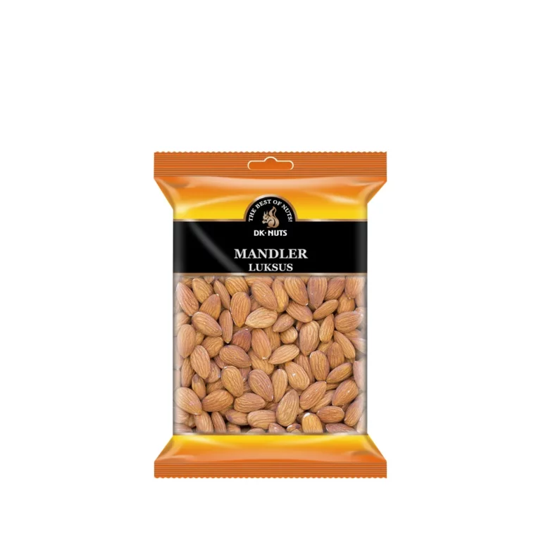 Luksus nonpareil mandler i pose 325 g