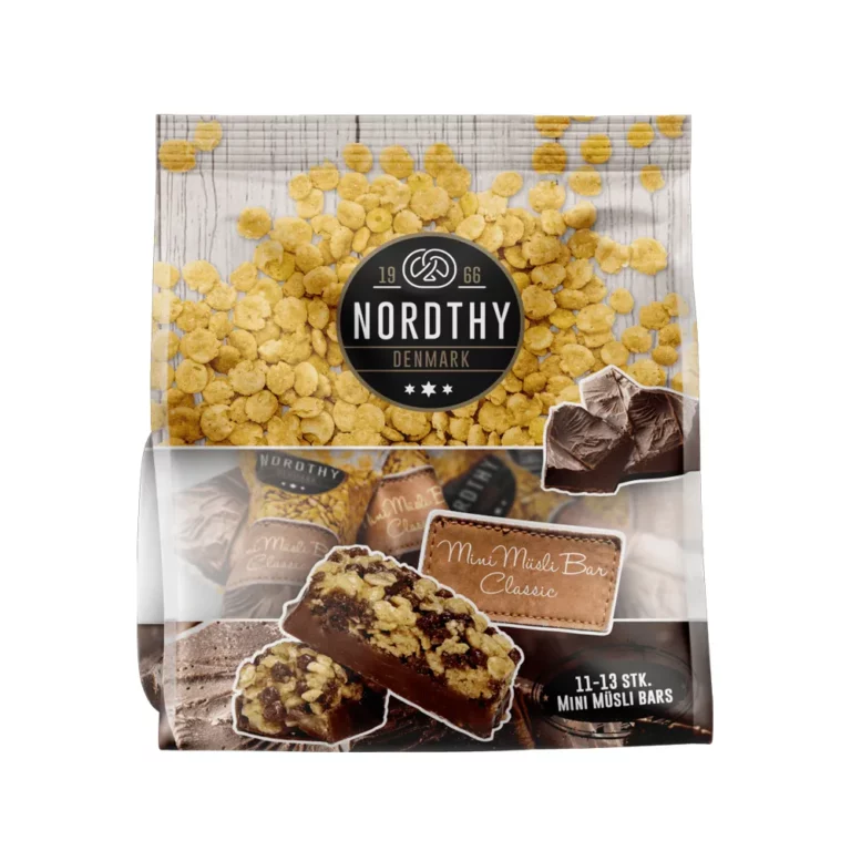 Mini müslibar classic med chokolade i pose