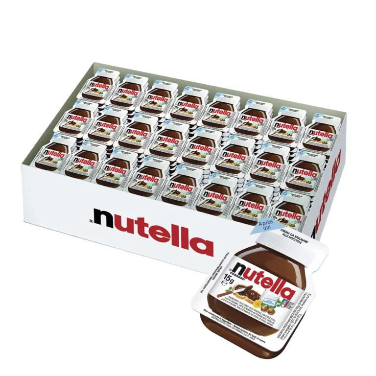 Nutella portionspakker i små bægre