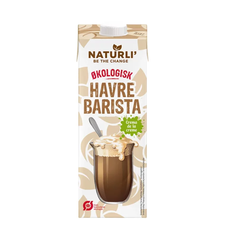 Økologisk havremælk Barista fra Naturli