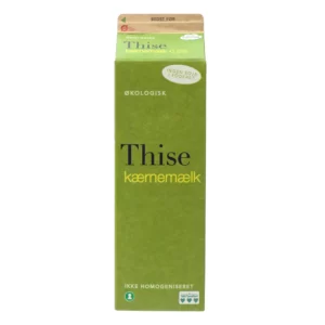Økologisk kærnemælk 0,5 procent 1 liter fra Thise