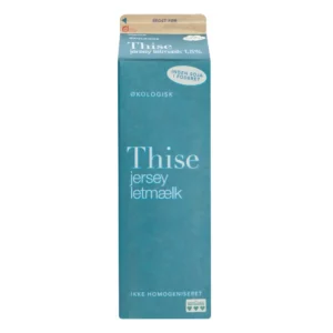 Økologisk letmælk 1,5 procent 1 liter fra Thise