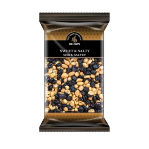 Sød og saltet mix med nødder og rosiner i pose 1 kg
