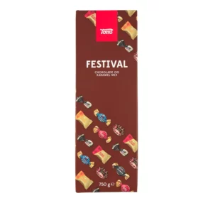Toms Festival Blanding 750 g med chokolade og karamel