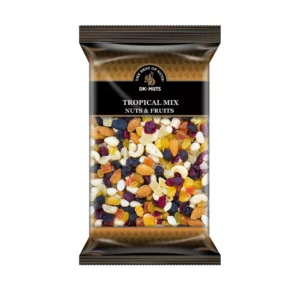Tropical mix med nødder og tørret frugt i pose 1 kg