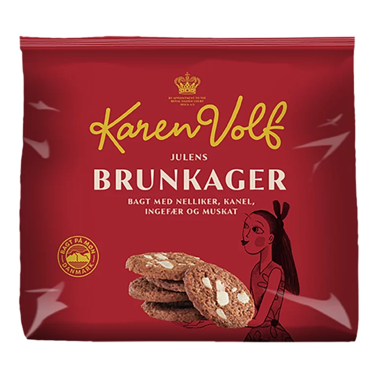 Brunkager fra Karen Volf – 250 g klassiske julesmåkager