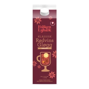Klassisk rødvinsgløgg 5,5 % fra Frøken Lybæk – 1 liter