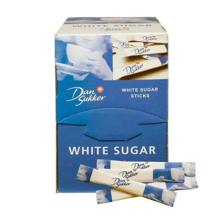 Sukker i sticks 225 x 4 g fra Dansukker