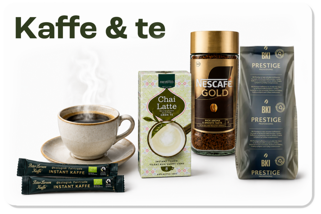 Kaffe og te