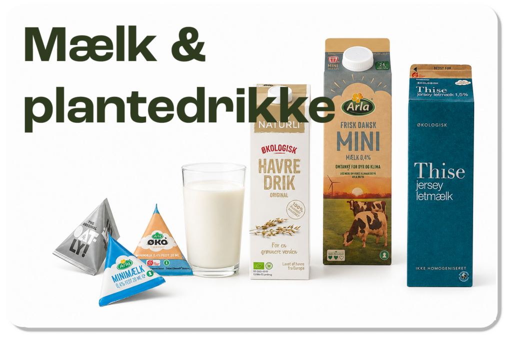 Mælk og plantedrikke