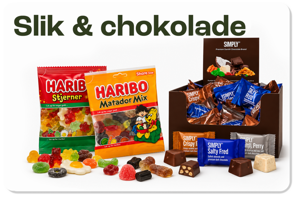 Slik og chokolade