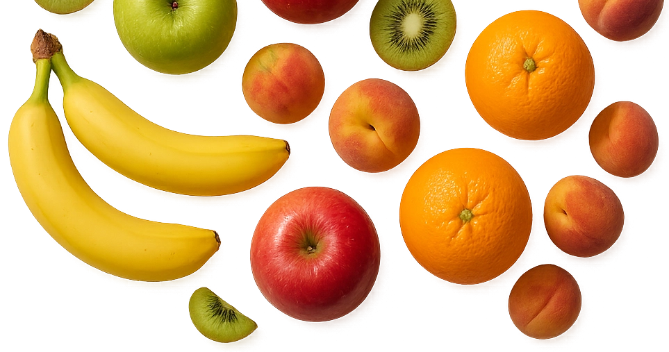 Frugt på bord